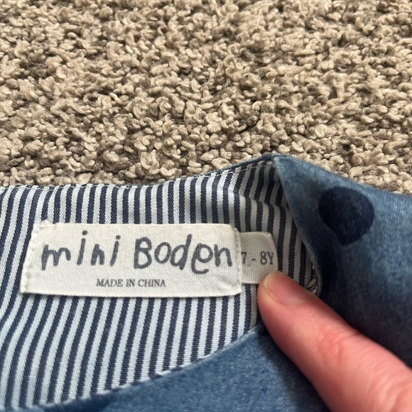 Mini Boden Polka Dot Dress - Picture 3 of 3